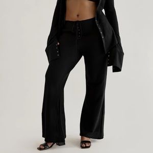 NWT Orseund Iris Boogie Down Flare Pant Black Licorice
